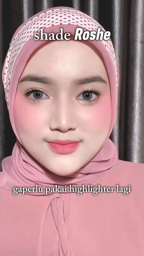 Instagram post by @dwiffahraherz for MS GLOW. Caption reads: [...] on Fair Skintone Cool Undertone 🫣....