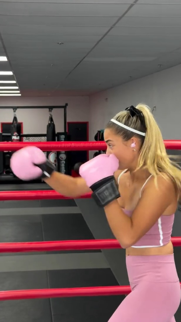 Instagram post by @gabbygolfgirl for Beats by Dre. Caption reads: which would you rather do? @beatsbydre....