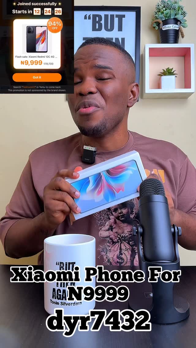 Instagram post by @_tosinsilverdam for Temu. Caption reads: [...] this Xiaomi phone for N9999 on Temu…

Don’t....