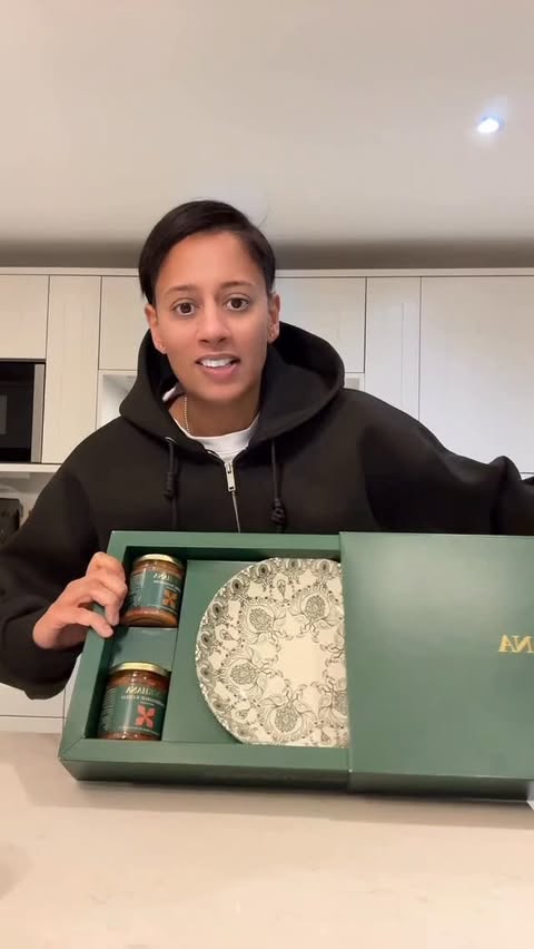 Instagram post by @whatnaveats for Gymkhana Fine Foods. Caption reads: AD/ @gymkhanafinefoods takes fakeaway to a whole....