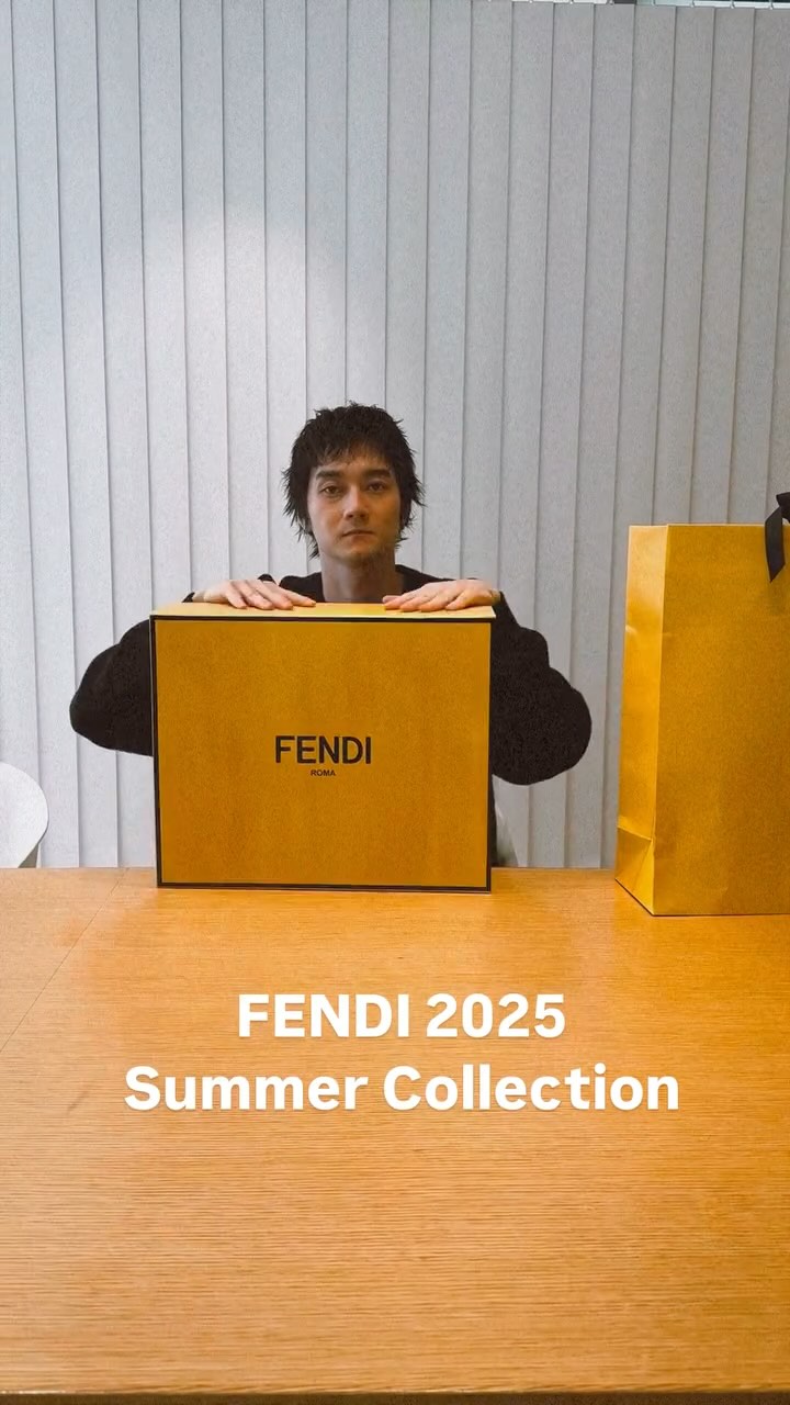 Instagram post by @shuntaroyanagi for Fendi. Caption reads: FENDI 2025 Summer Collection

@fendi....