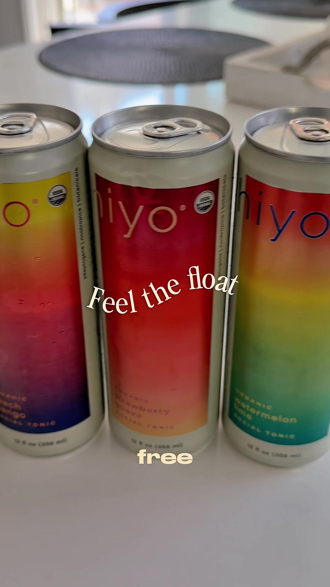 TikTok post by @emmababii for hiyo. Caption reads: @drink hiyo ⭐️you quit alcohol but still want a....