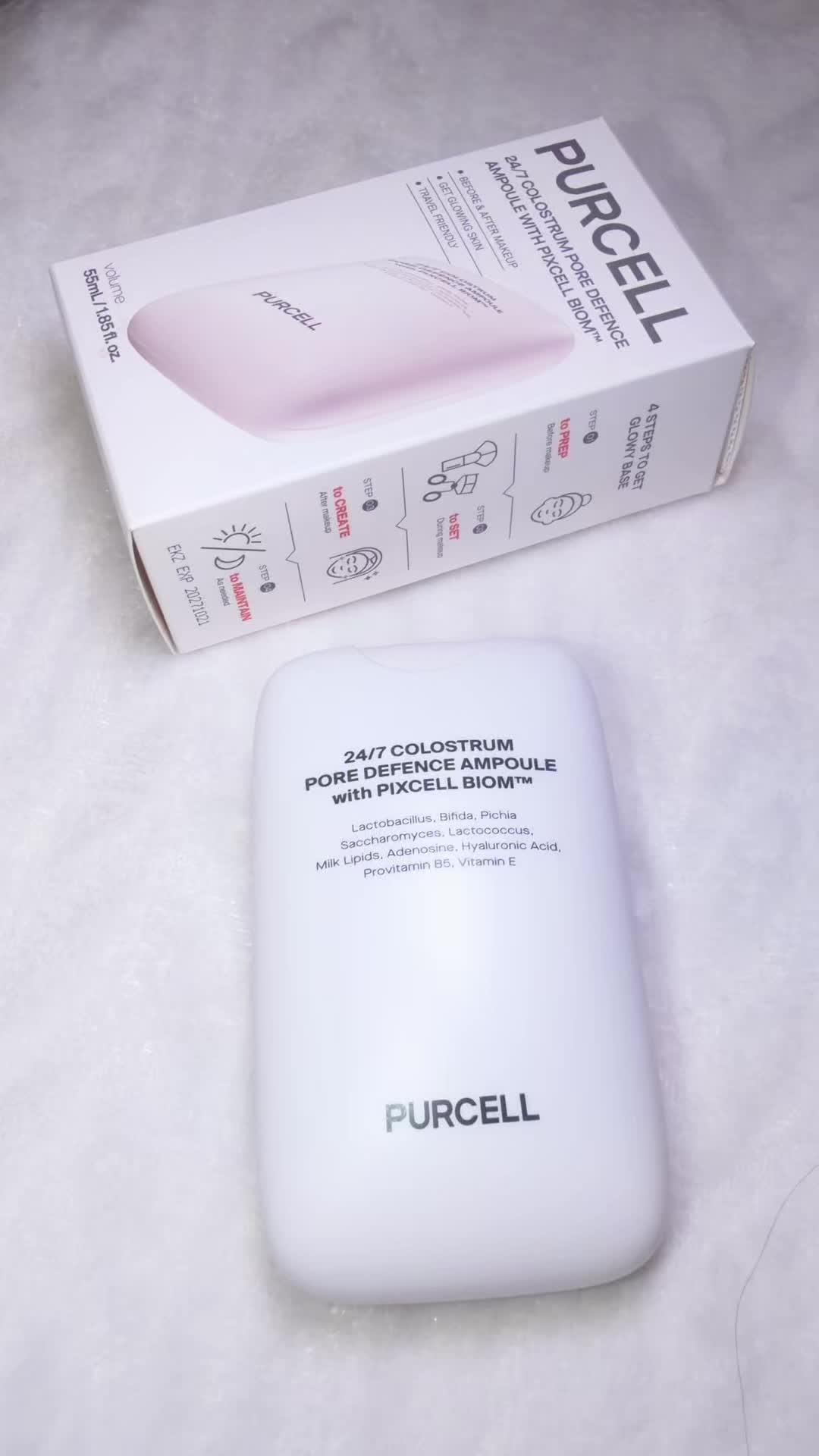 TikTok post by @mlupita36 for Purcell. Caption reads: #purcell #kbeauty #gifted #skinmist @PURCELL US.