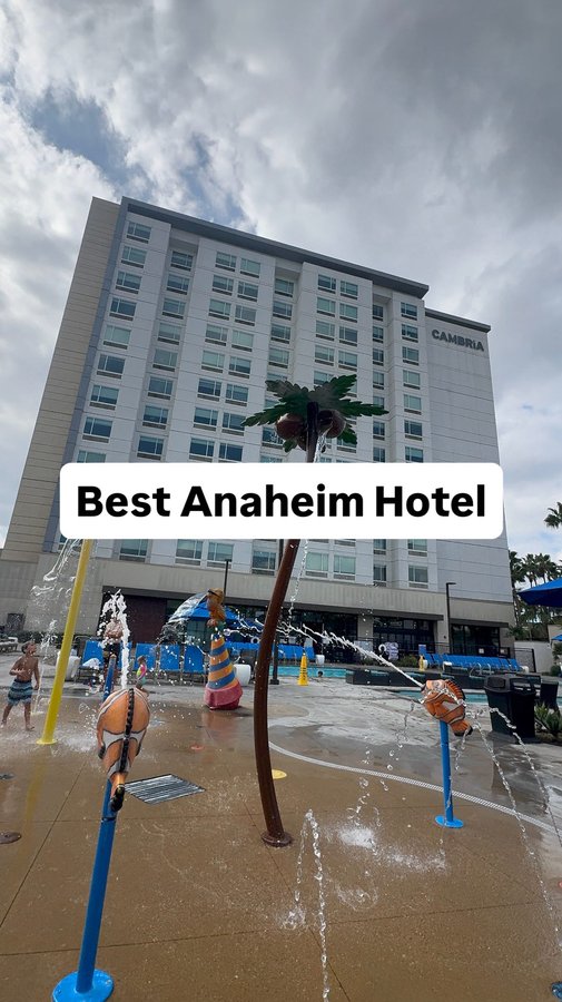 Instagram post by @sandiego.mamas for Visit Anaheim. Caption reads: Comment ANAHEIM for more info & our Anaheim....