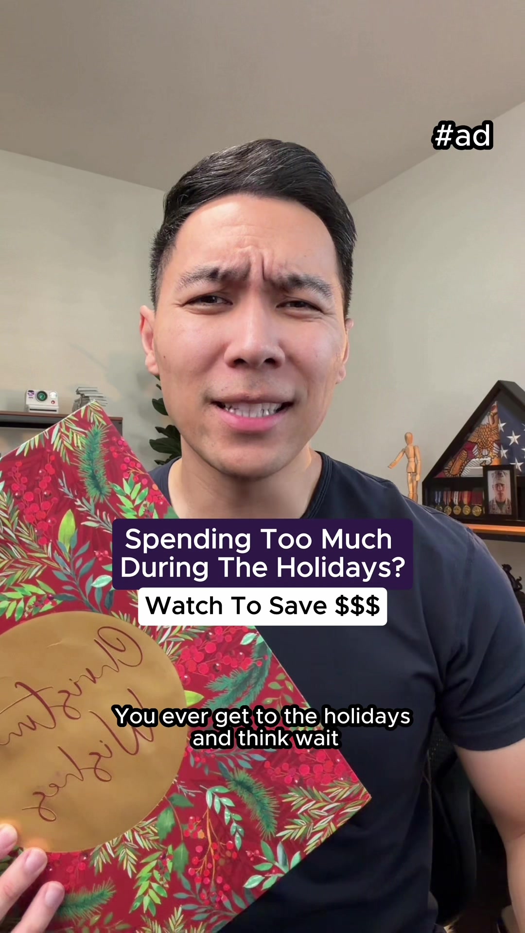 TikTok post by @naam.wynn for Truist. Caption reads: 5 Simple Ways to Help Save on Gifts with @Truist....