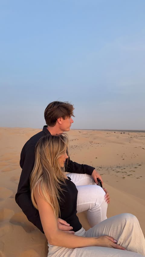 Instagram post by @jessiereneewynter for Visit Abudhabi. Caption reads: [...] good job at planning our itinerary?....