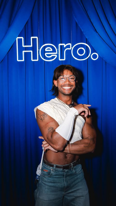 Instagram post by @with.cecil for Hero Cosmetics. Caption reads: I talk about Mighty Shield like I invented her....
