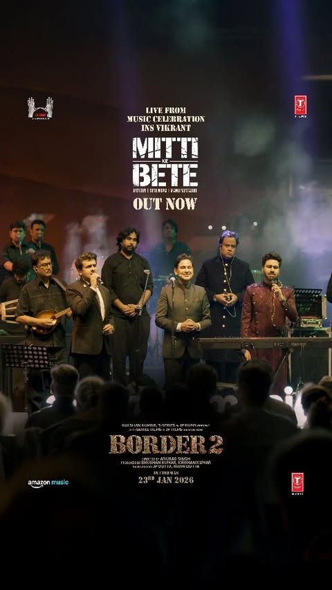 Instagram post by @sonunigamofficial for Amazon Music. Caption reads: Jinhone mitti se janm liya, aur mitti ke liye sab....