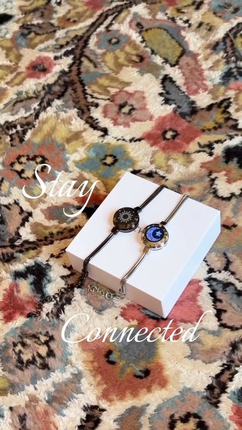 Instagram post by @namephyra for totwoo Smart Jewelry. Caption reads: 🪐Distance makes it feel like he’s on another....