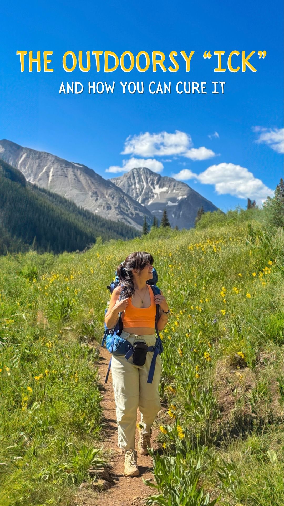 Instagram post by @the.worried.wanderer for REI. Caption reads: Does your trail bestie get on your nerves....