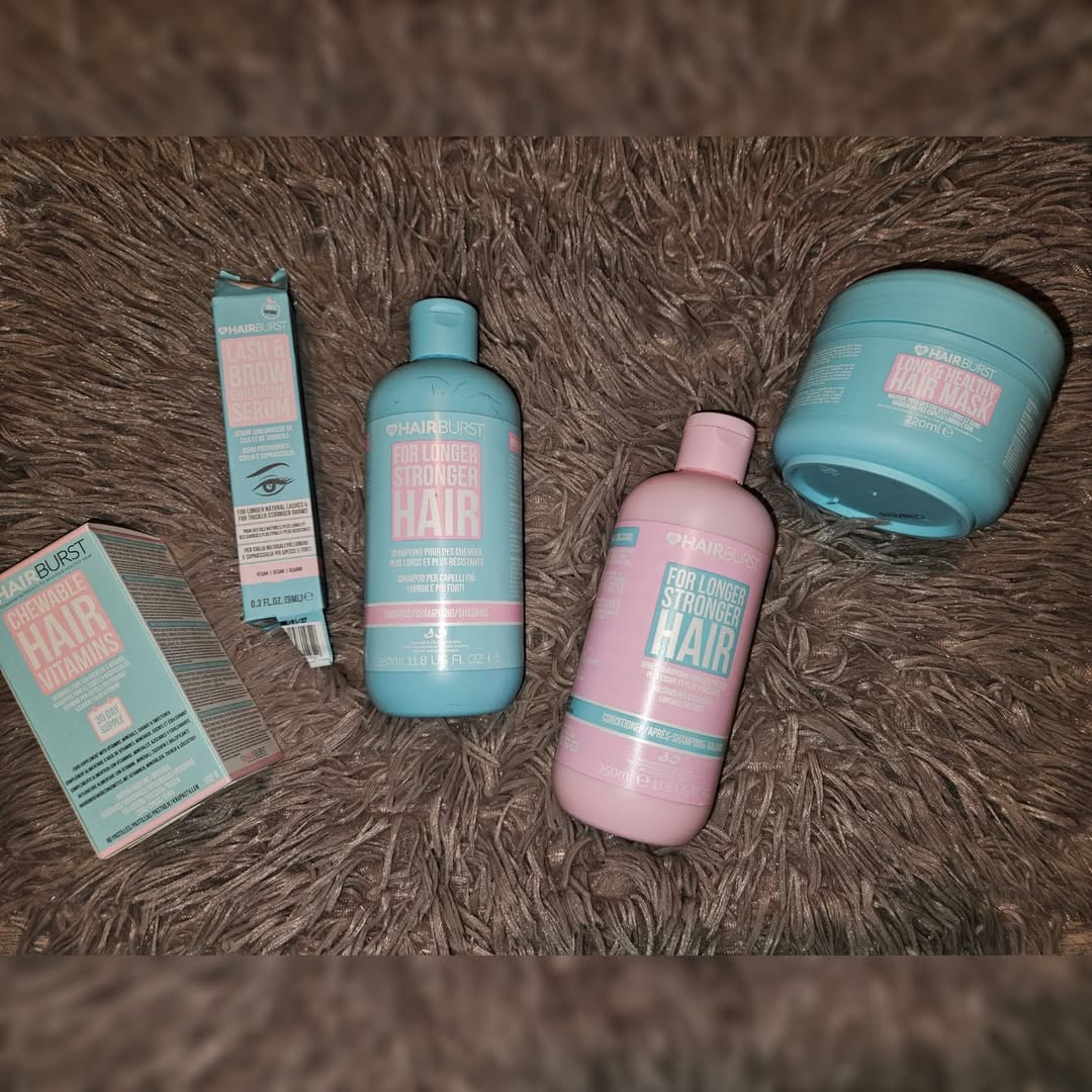 Instagram post by @plumedevie_ for Hairburst. Caption reads: HAIRBUST

J'ai reçu quelques produits de la gamme....