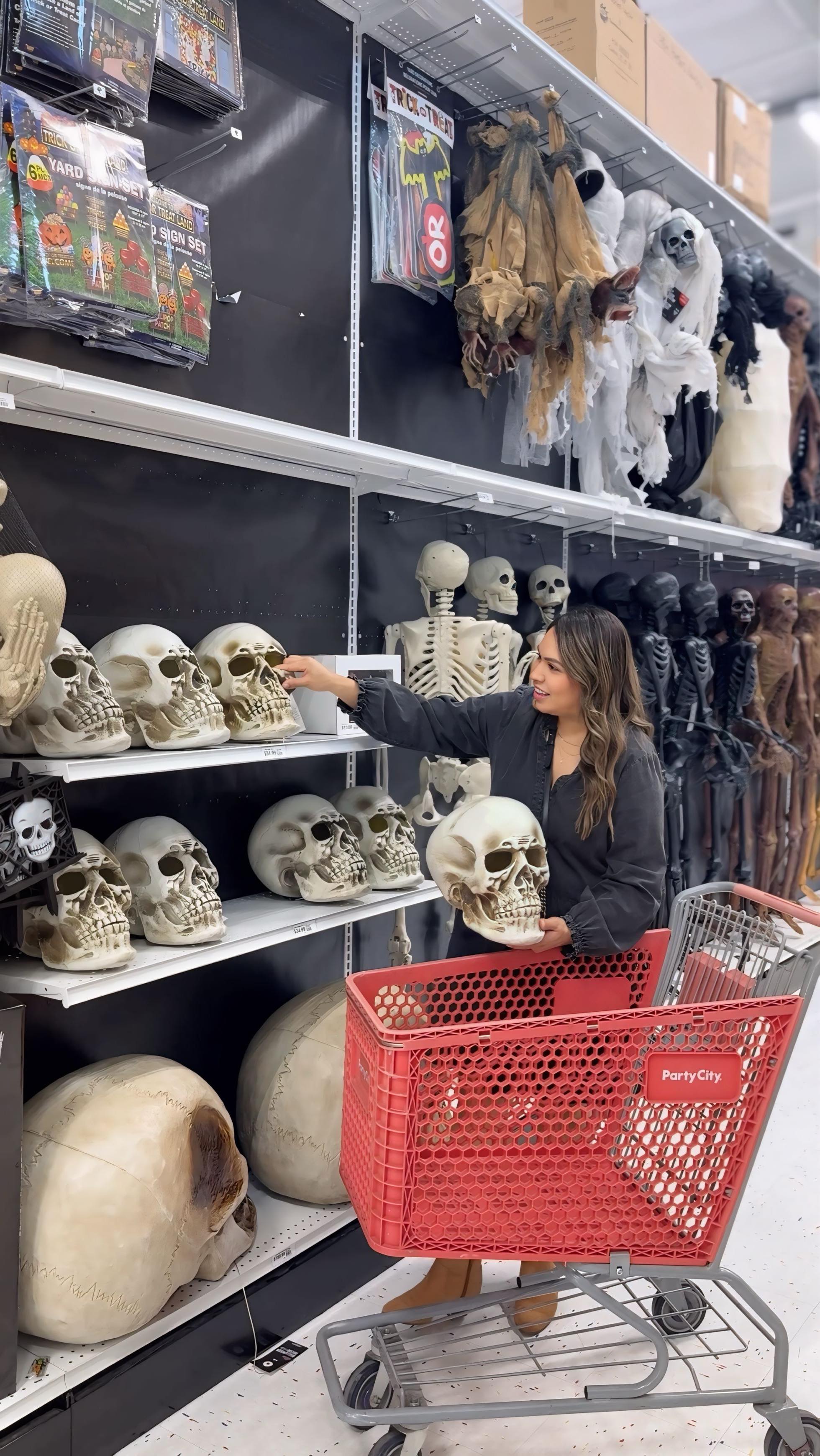 Instagram post by @erika_cullen for Party City. Caption reads: Whether it’s Halloween, fall celebrations, or....