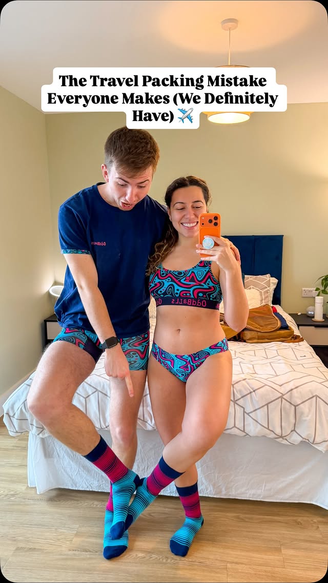Instagram post by @carmaadventures for OddBalls. Caption reads: [...] a pro We get all our underwear through....