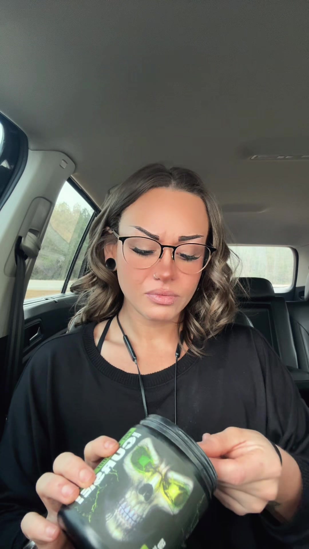 TikTok post by @laurabmullis for JNX Sports. Caption reads: [...] of pre-workout I have. #sponsored @@JNX....