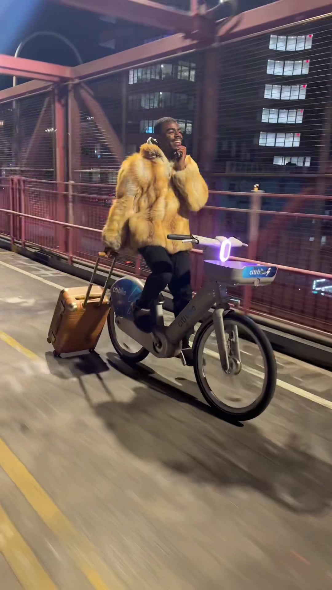 TikTok post by @tyrellhampton2 for Away. Caption reads: @Away Travel #AwayPartner .