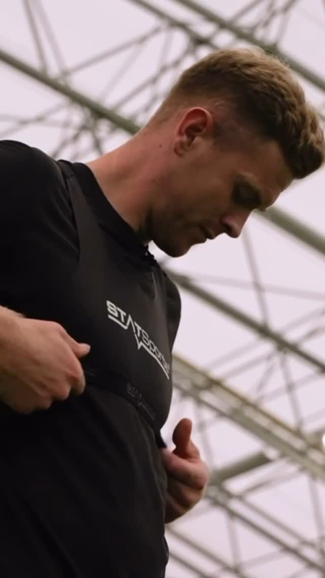 Instagram post by @_nathancollins for statsports. Caption reads: Using @statsports GPS Tracker to stay game-ready....