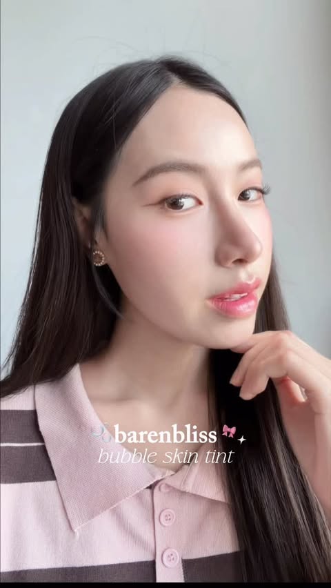 Instagram post by @pupe.ch for Barenbliss. Caption reads: [...] tint ที่เสิร์ฟงานผิวฉ่ำโกลว์มากกก✨....