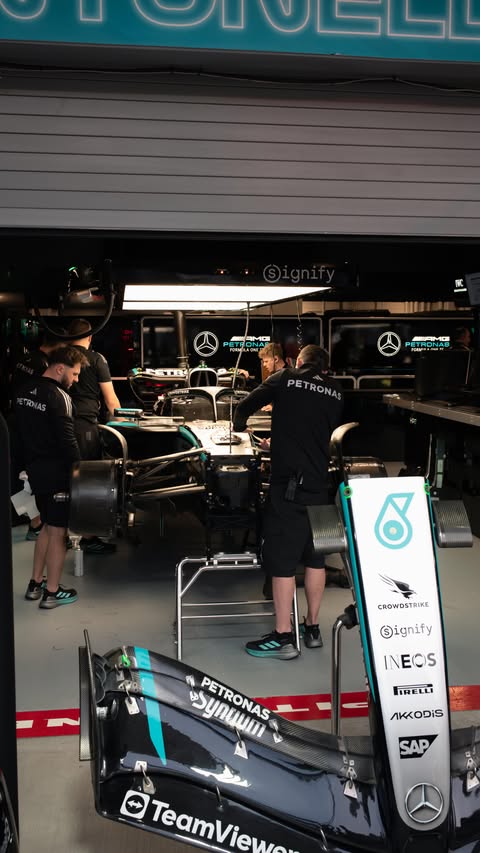 Instagram post by @firstclassjerk for Marriott Bonvoy. Caption reads: What it’s like to experience F1 inside the....