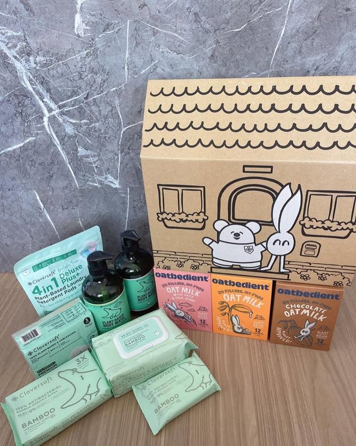 Instagram post by @yvonne_is_strong for Oatbedient. Caption reads: Proudly featuring @oatbedient Plant based oat milk....