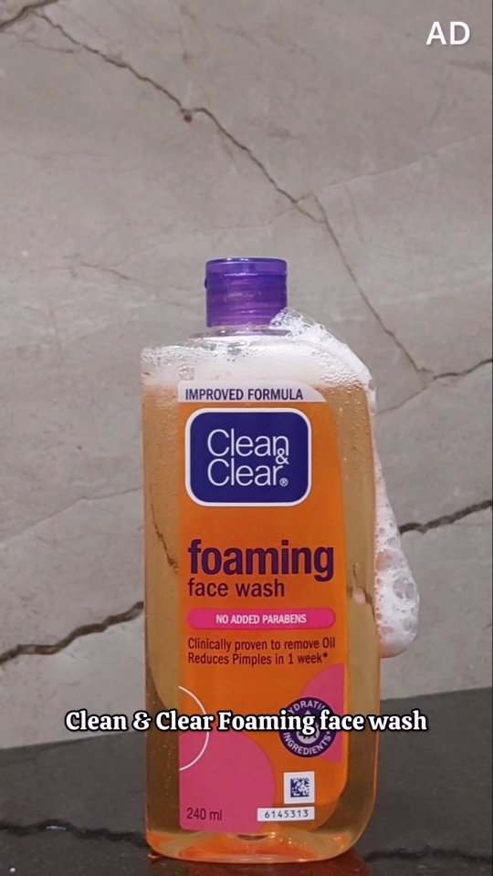 Instagram post by @anchalk__ for Clean & Clear. Caption reads: Running late + prepping fast + a pimple = meltdown....