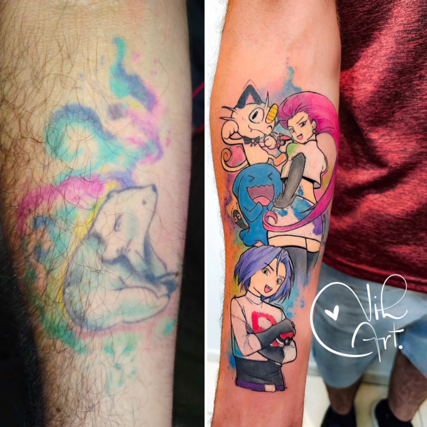 Instagram post by @nih.art for Pandora Supply. Caption reads: PREPARE-SE PARA ENCRENCA 🩷💙

Cobertura do Daniel....