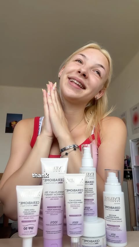 Instagram post by @kavanovaancis for Eveline Cosmetics. Caption reads: Thank you so much!! @evelinecosmetics_cz_sk #pr....