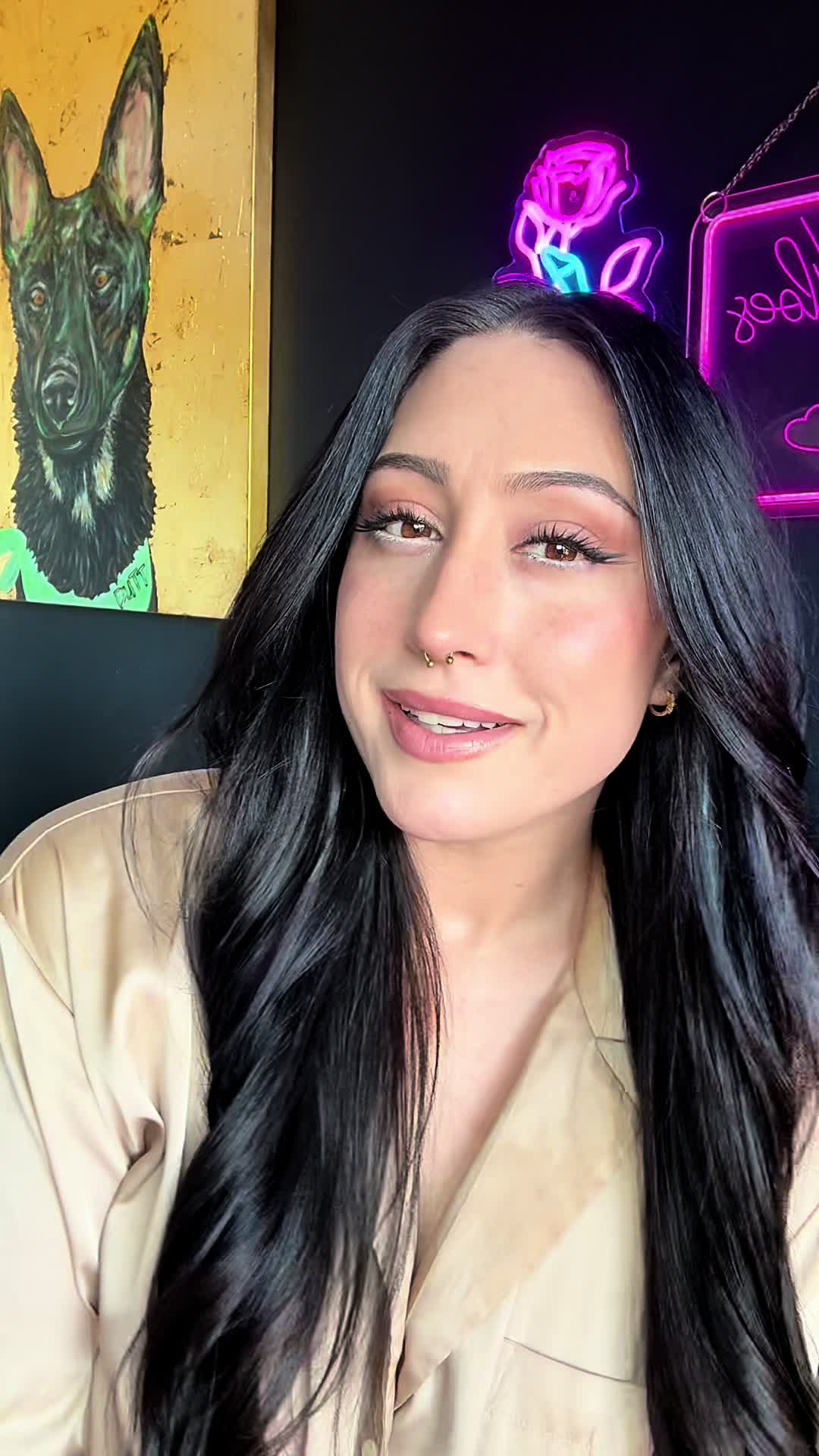 TikTok post by @britneysbamababies for NAVY Hair Care. Caption reads: [...] BEAUTY @OKAYLOVE @Nécessaire @navyhaircare....