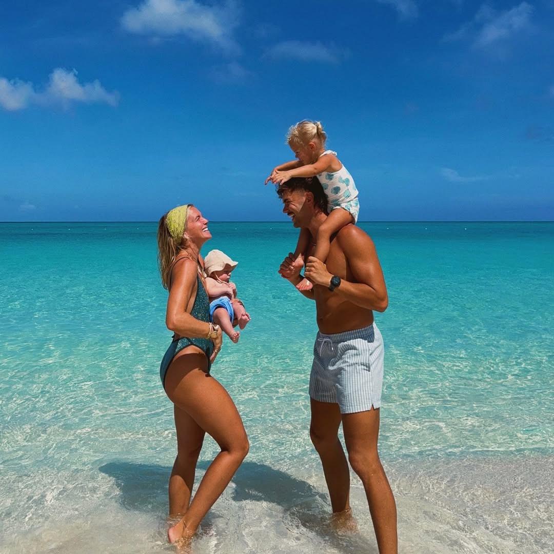 Instagram post by @joandkemp for Beaches Resorts. Caption reads: ending summer on a high note 🌊🌴🌺🫶🏼 ....