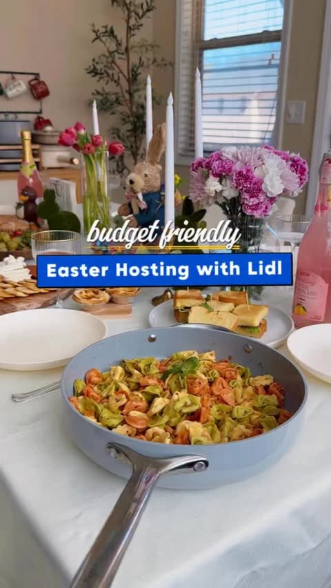 Instagram post by an influencer for Lidl US. Caption reads: [...] for hosting for ℰ𝒶𝓈𝓉ℯ𝓇, @lidlus got you....