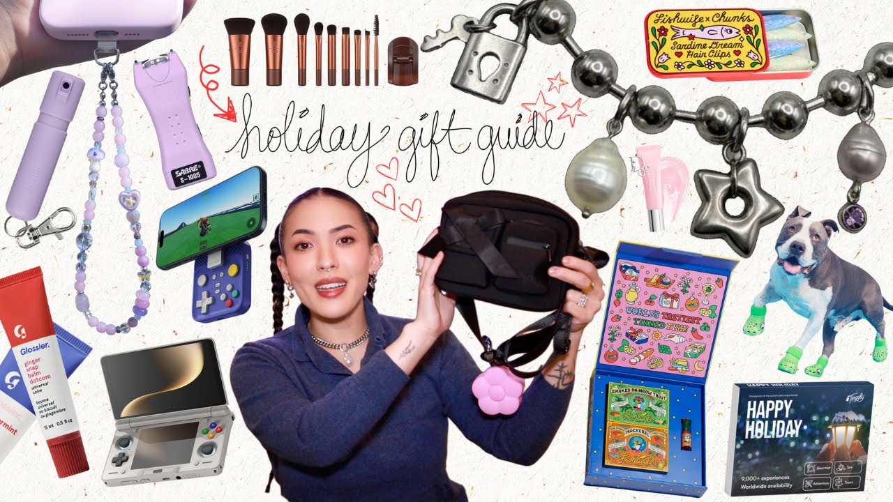 YouTube post by @SoothingSista for Fishwife. Caption reads: 2025 Holiday Gift Guide!.