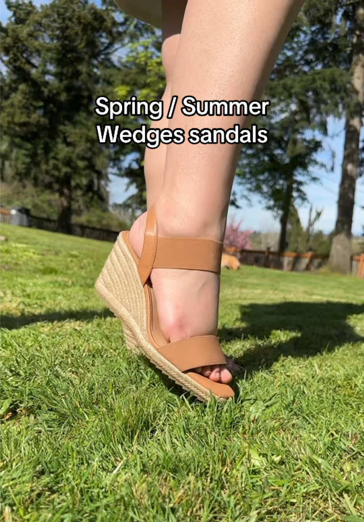 TikTok post by @milkbar1123 for Dream Pairs. Caption reads: [...] spring and summer. Cute and comfy. @Dream....