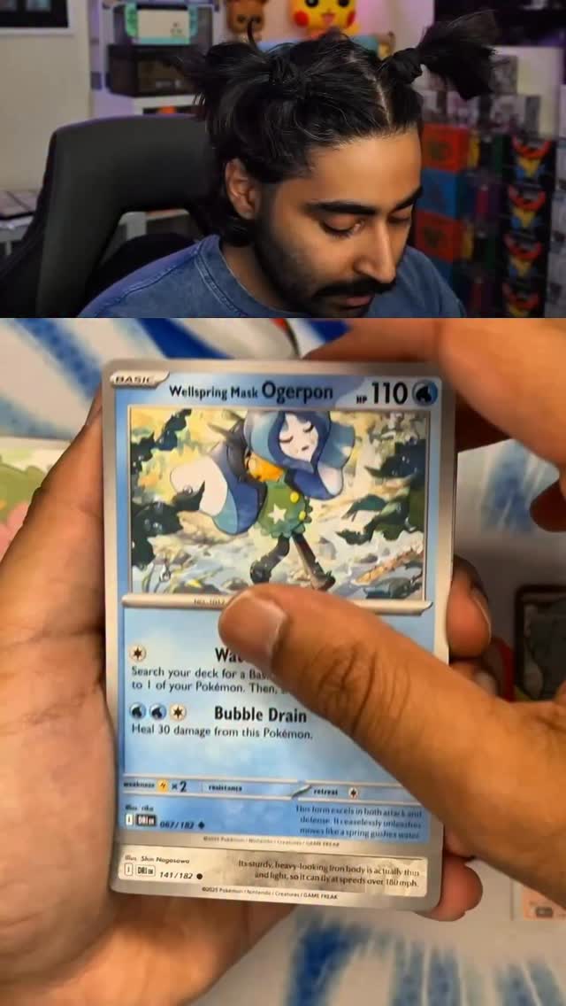 Instagram post by @powdrtcg for EwinRacing. Caption reads: E-WIN Racing Gaming Chair has genuinely changed my....