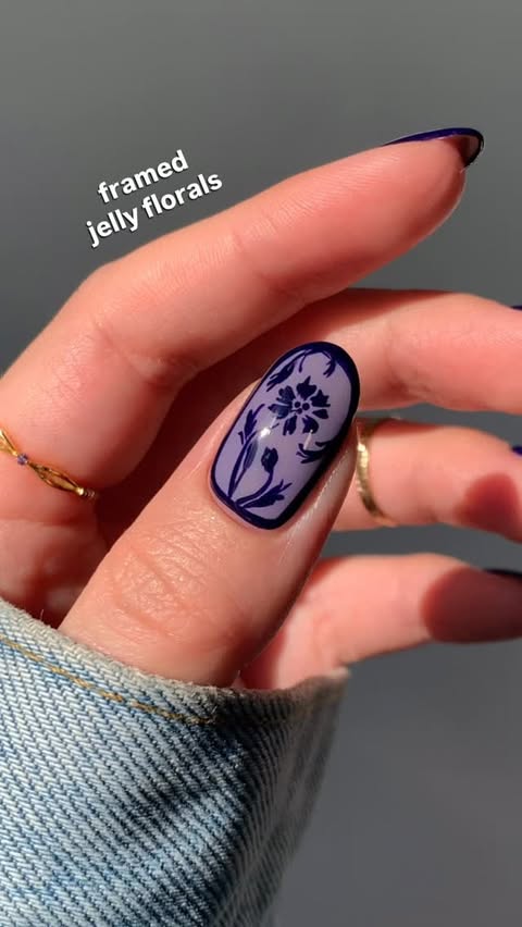 Instagram post by @audrey_swatches for essie. Caption reads: [...] and recognizable. 💅🏻: Orchid Jelly by....