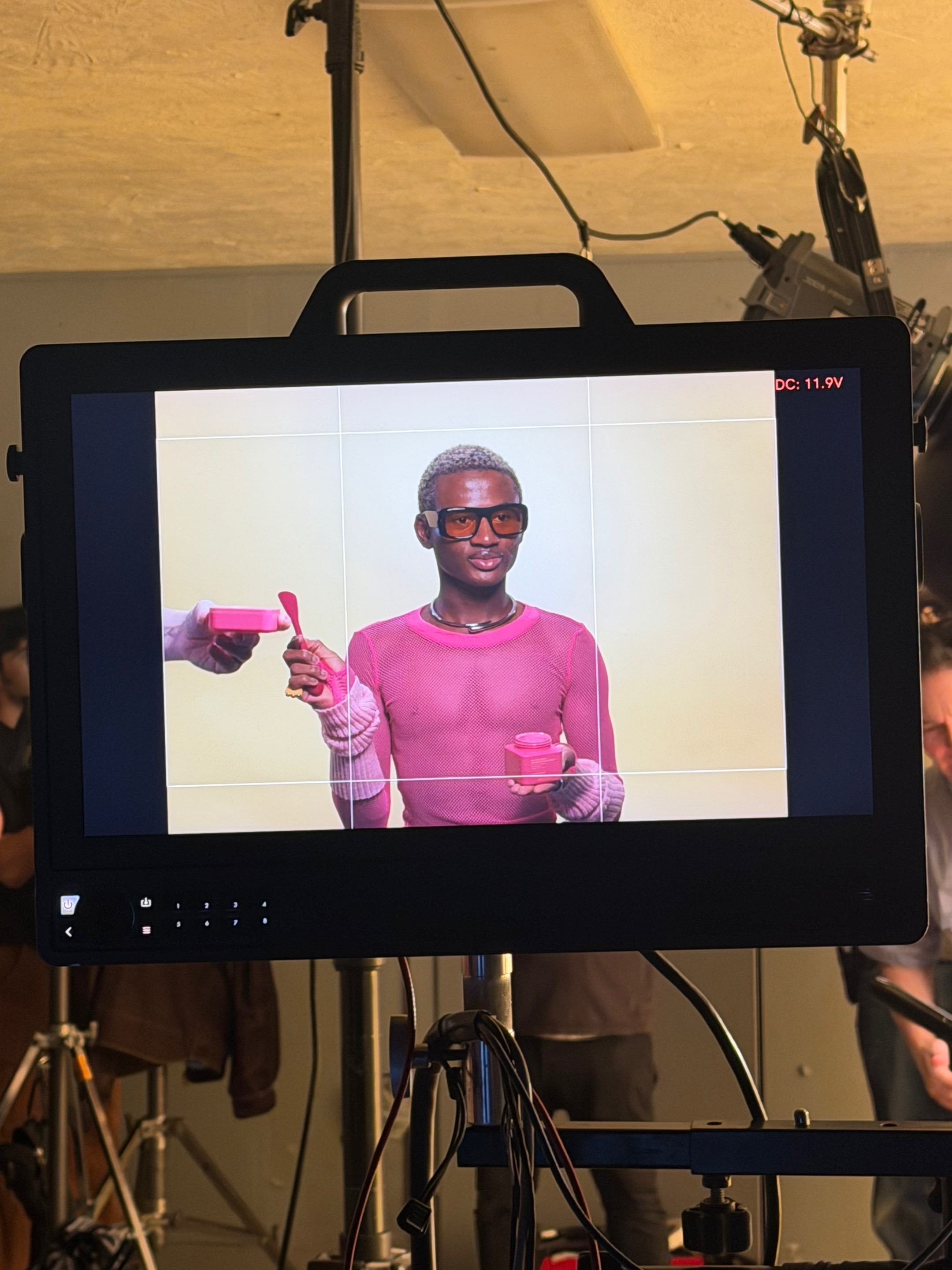 TikTok post by @imjuhm for BYOMA. Caption reads: [...] in my First Super Bowl commercial with....