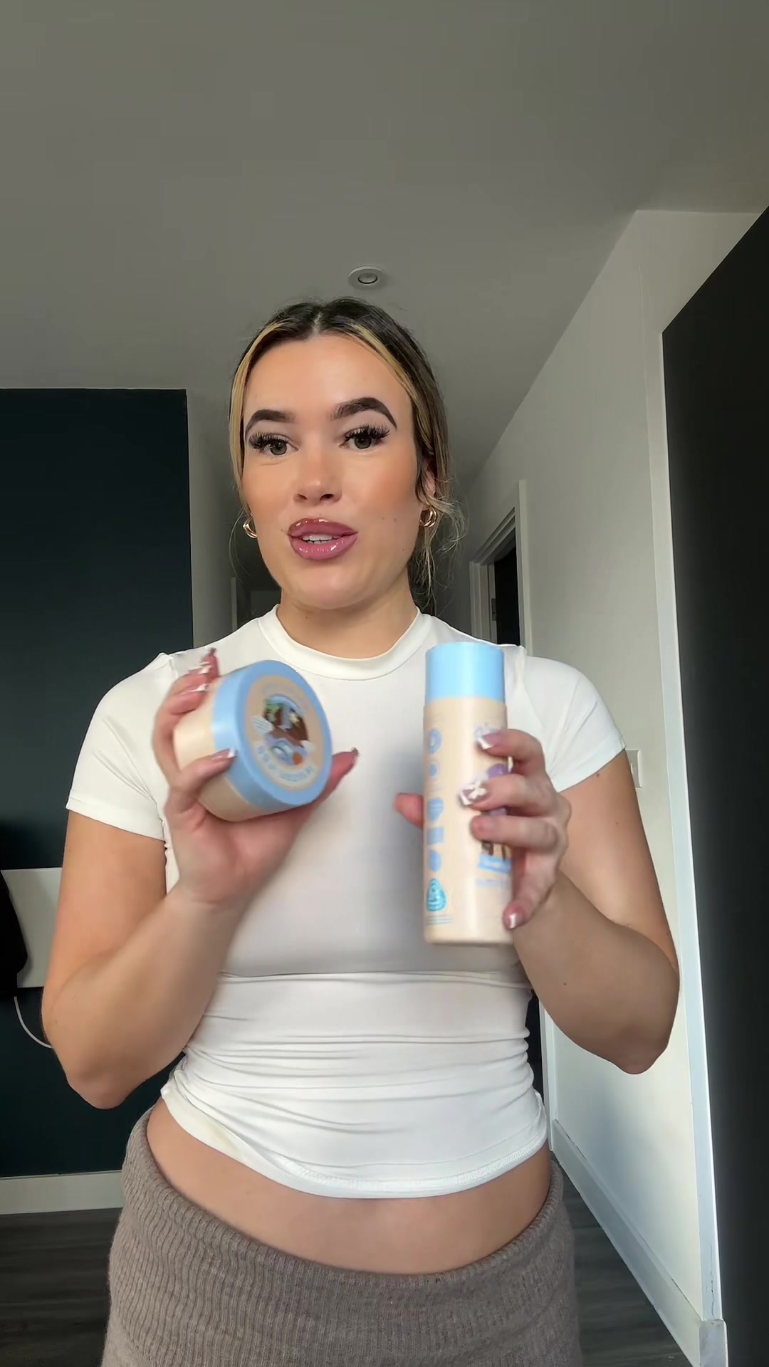 TikTok post by @annabelkershaw for Nala’s Baby. Caption reads: [...] vanilla girls 🍦 😋 @Nala's Baby UK....