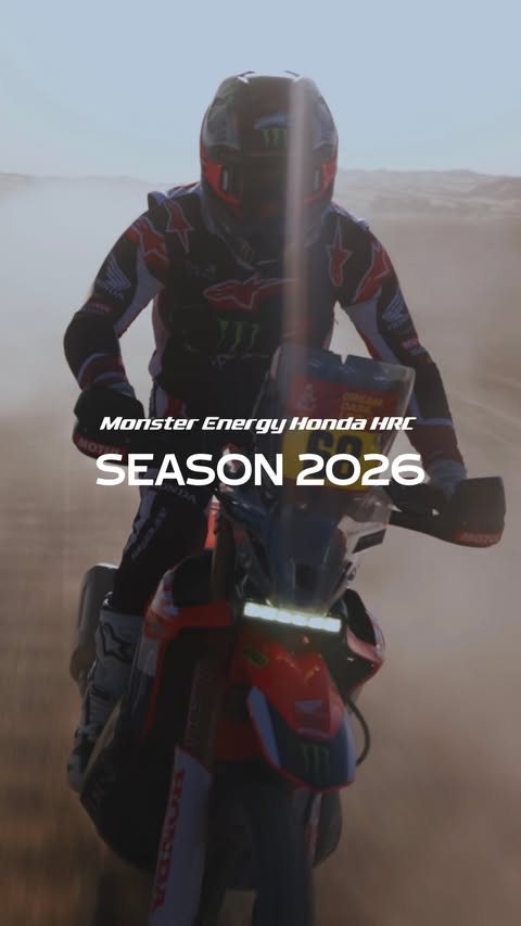 Instagram post by @rallyteamhrc for Honda. Caption reads: Less than a month before the first round of the....