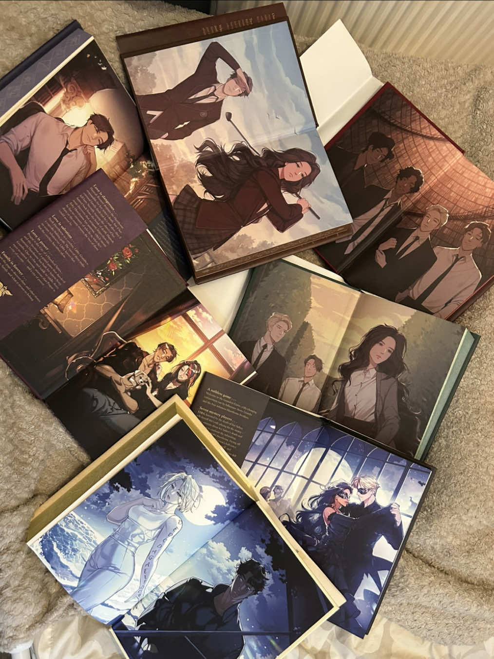 TikTok post by @habzbooks for FairyLoot. Caption reads: [...] OF THE INHERITANCE GAMES SERIES FAIRYLOOT....