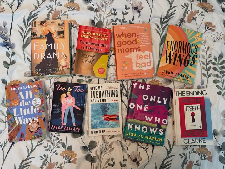 Instagram post by @stephreadsit for Harper Books. Caption reads: [...] I start with? 🏷️ #bookmail #gifted....