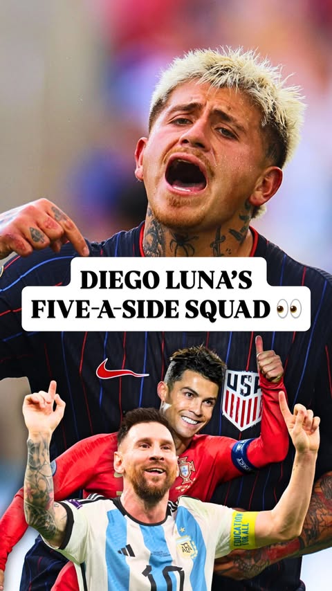 Instagram post by @diegsterz for Whistle. Caption reads: YOU + 4 Other Football Stars! 🤩 Who are you....