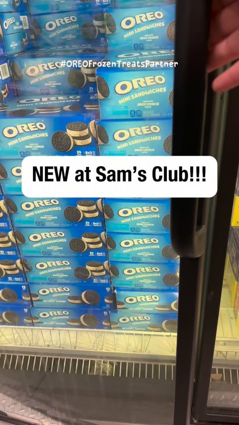 Instagram post by an influencer for New Engen Creators. Caption reads: #OREOFrozenTreatsPartner OK but why are OREO Mini....