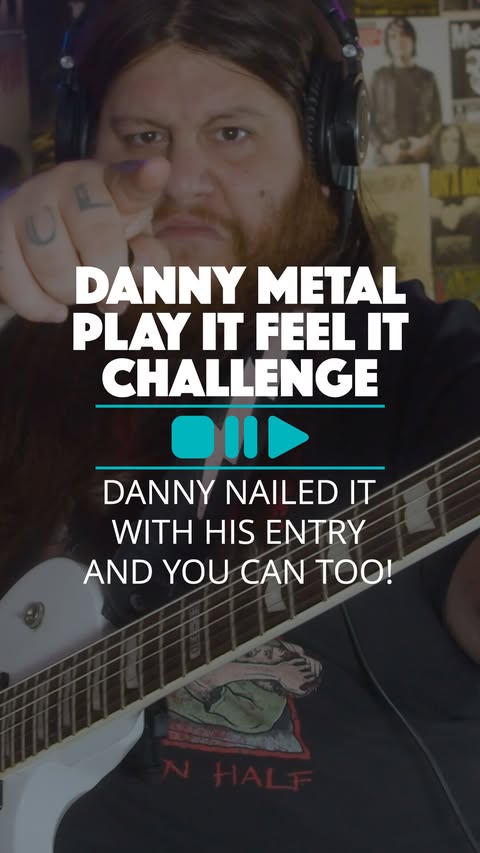 Instagram post by @dannymetal666 for Thomann. Caption reads: Check out Danny Metal's entry for our....