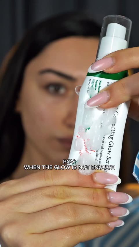 Instagram post by @mariamiskin1 for Axis-y. Caption reads: Glow🪄 @axisy_official.