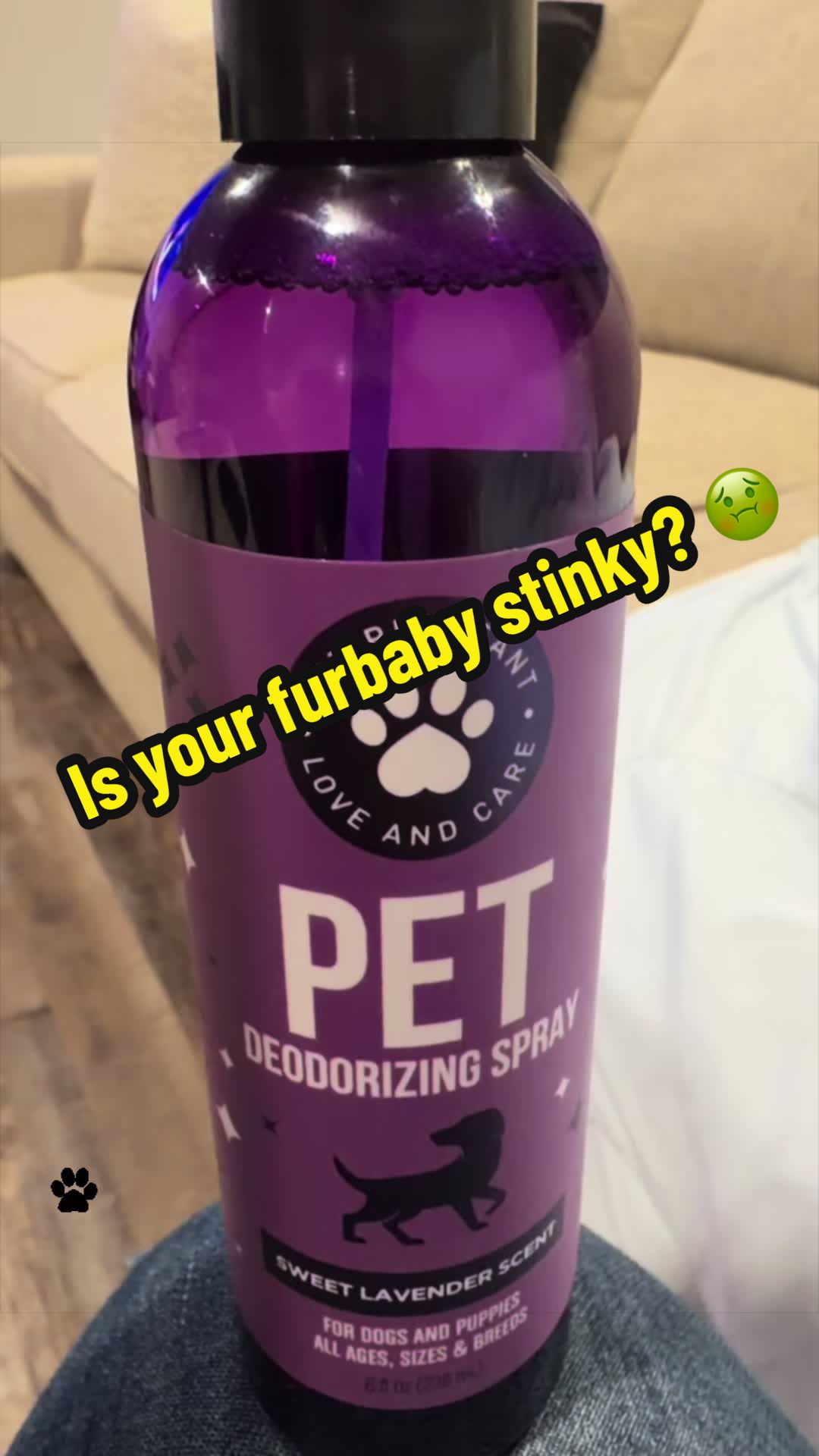TikTok post by @itsbeckstiktok for Maple Holistics. Caption reads: [...] Spray in Sweet Lavender by Maple Holistics....