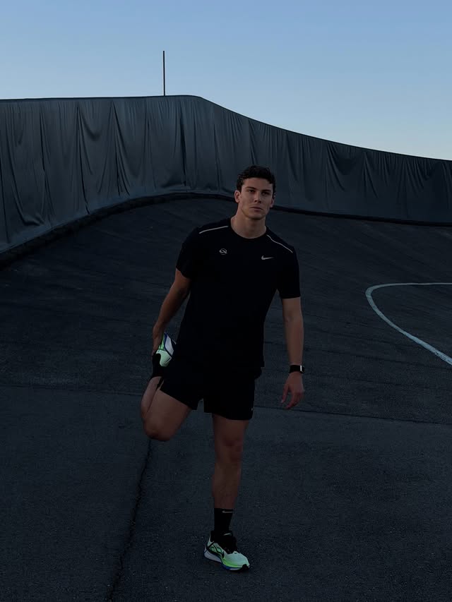 Instagram post by @matteonapoletano for Nike Running. Caption reads: Had a run with @cisalfasport & @nikerunning in....