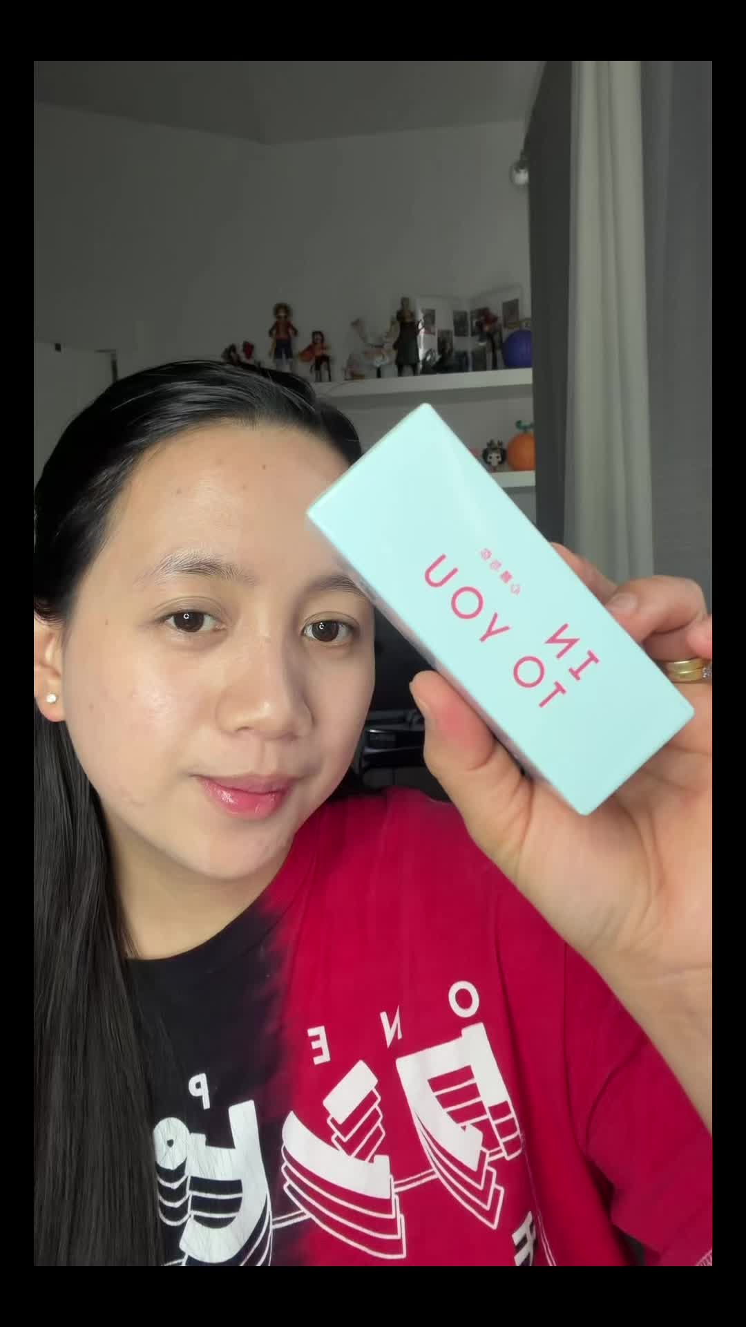 TikTok post by @nhamaekristle for INTO YOU. Caption reads: [...] makeup made easy with this cutie stick....