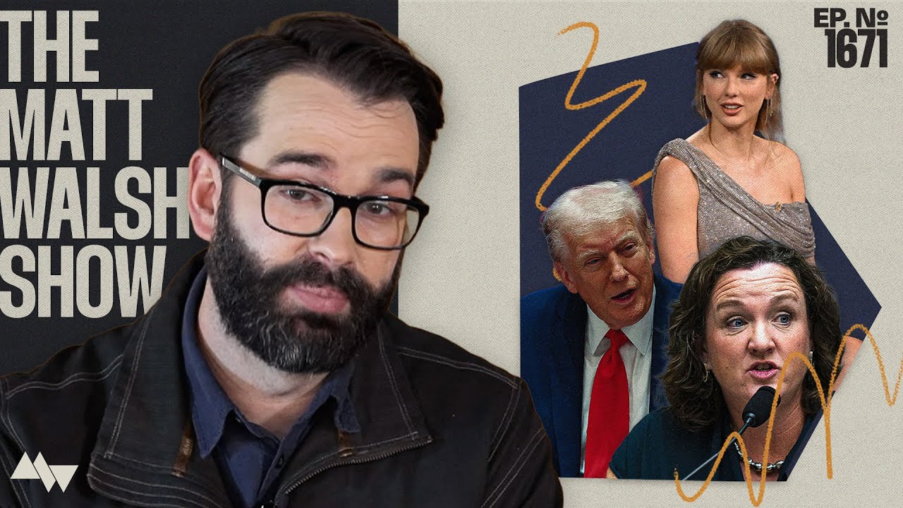 YouTube post by @MattWalsh for Imgur. Caption reads: It’s Time To Crush The Leftist Insurrection Once....