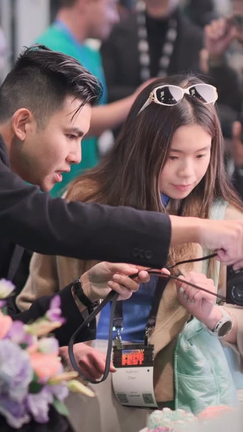 Instagram post by @vueeyle for Fujifilm. Caption reads: [...] Australia. Being able to team up with....