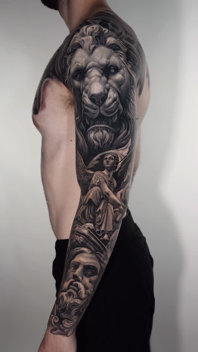 Instagram post by @inkedshops for Inked. Caption reads: The level of detail in this masterpiece by....