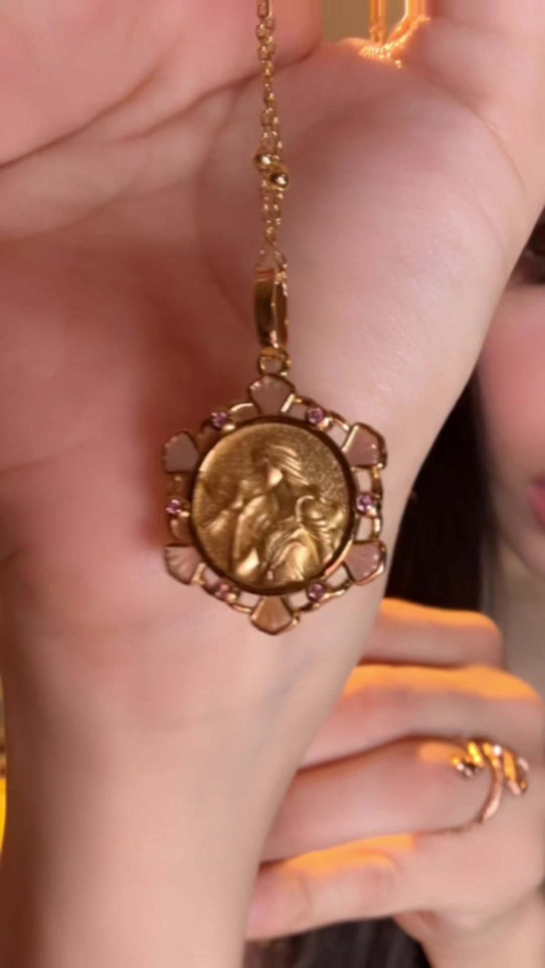 TikTok post by @asherror404 for Vidawheel Jewelry. Caption reads: [...] #witchtok @VidaWheel Official....