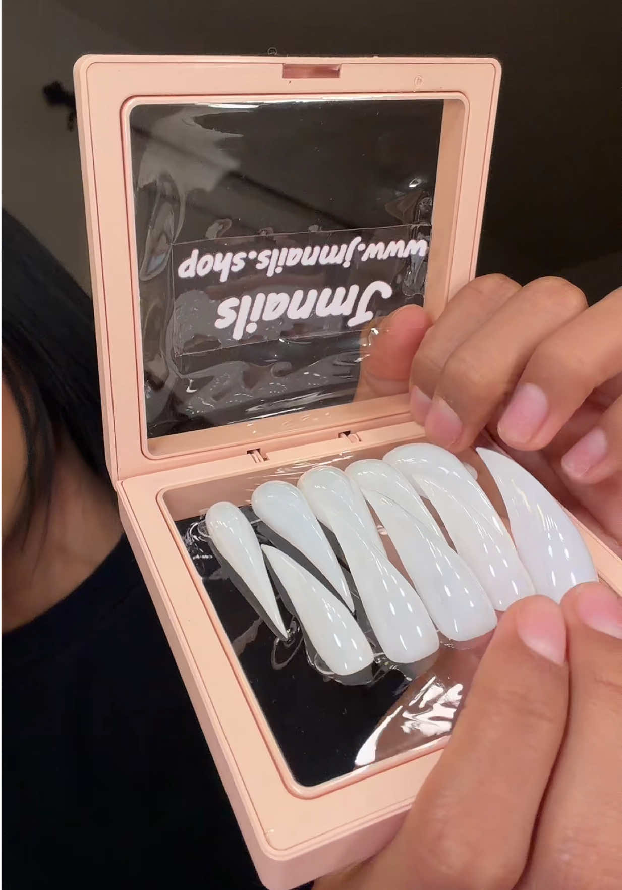 TikTok post by @onlyelva for Nailphoria. Caption reads: @Nailphoria for the win this time for the [...].